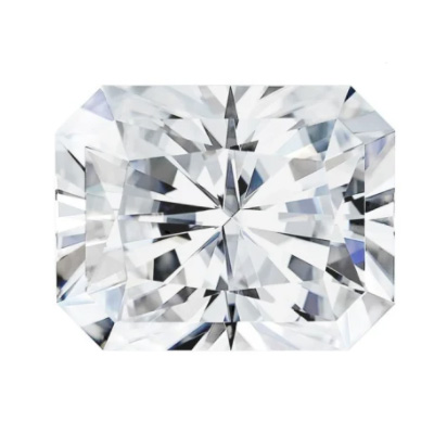 Moissanite a taglio brillante da 1 carati 7X5 mm per anello di fidanzamento