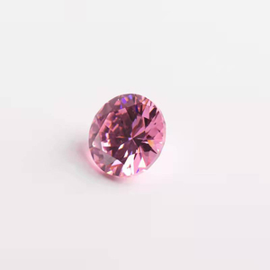 5,0-6,0 mm rosa di alta qualità DEF Moissanite taglio brillante rotondo per la creazione di gioielli