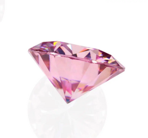 12,0-13,0 mm Moissanite rosa di alta qualità DEF taglio brillante rotondo per la creazione di gioielli