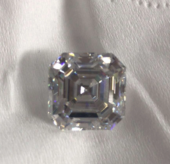 5.0mm 3EX DEF Colore Fabbrica Prezzo all'ingrosso di alta qualità VVS Asscher Moissanite Moissanite sintetica