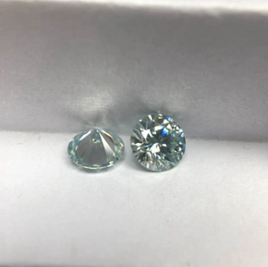 10.0-11.0mm Moissanite verde alta qualità DEF taglio brillante rotondo per la creazione di gioielli