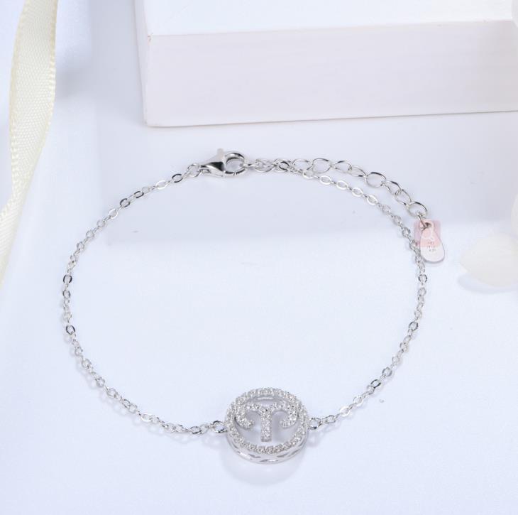 Gioielli con bracciale in argento sterling stile zodiaco cinese