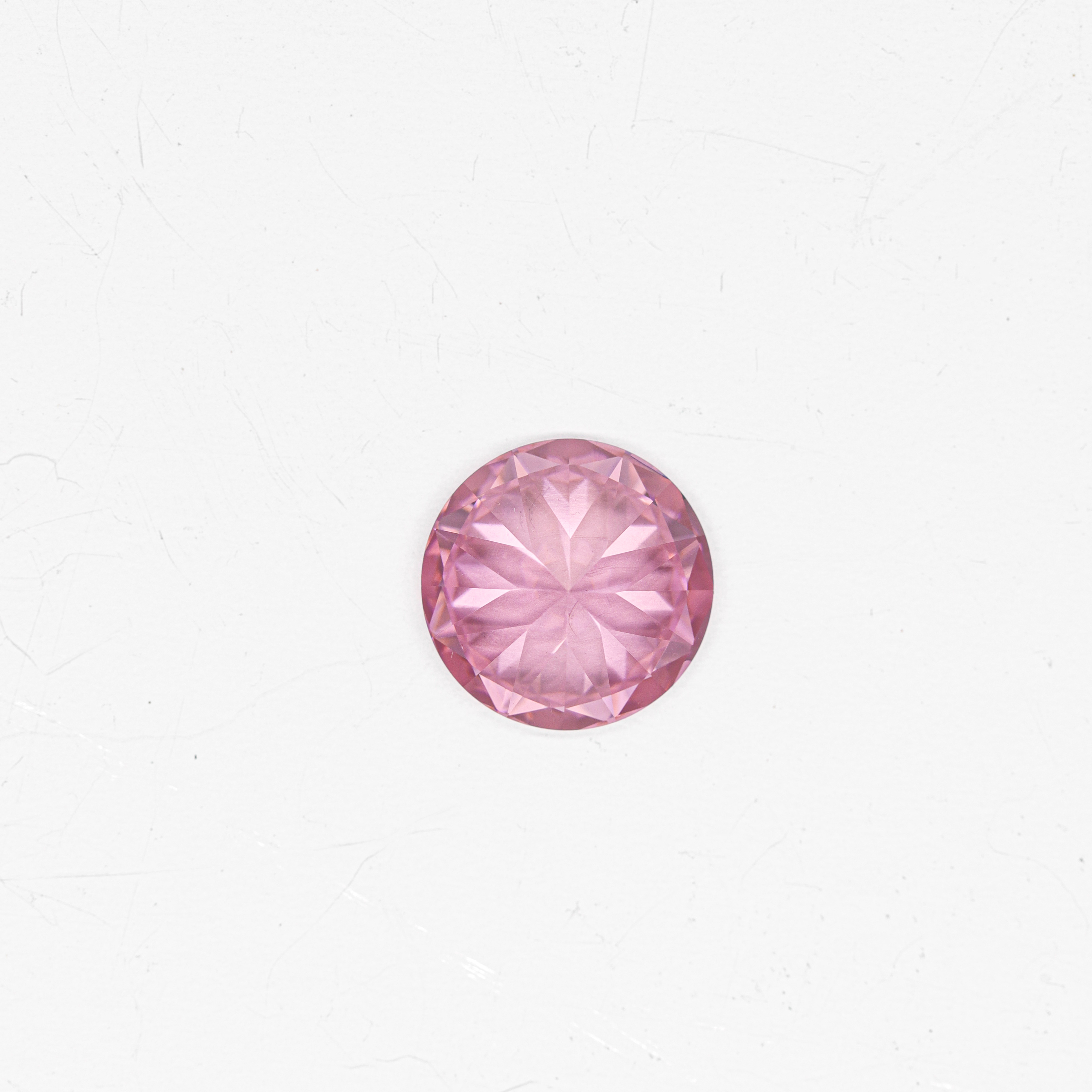 Diamante Moissanite rosa coltivato in laboratorio sintetico di forma ovale VVS per gioielli