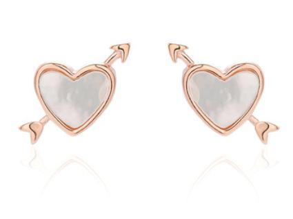 Orecchini da donna adorabili in argento sterling 925 con freccia di Cupido