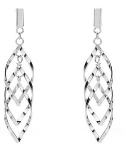 Orecchini da donna placcati oro in argento sterling 925 dal design unico