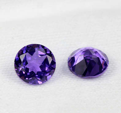 0,8-3,0 mm viola di alta qualità DEF moissanite taglio brillante rotondo per la creazione di gioielli