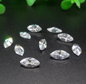 2.5 * 5mm VVS Marquise Cut Alta qualità 3EX Prezzo all'ingrosso di fabbrica DEF Moissanite Moissanite sintetica