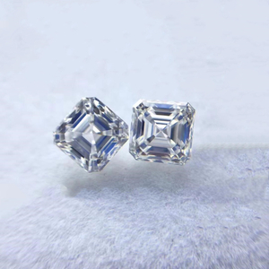 6.0mm 3EX DEF Colore Fabbrica Prezzo all'ingrosso di alta qualità VVS Asscher Moissanite Moissanite sintetica