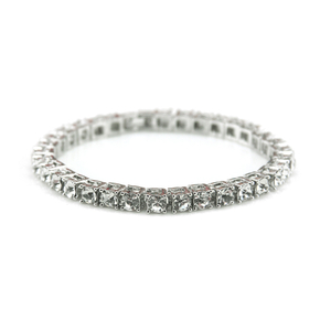 Bracciale tennis personalizzato New Diamond con fibbia a molla