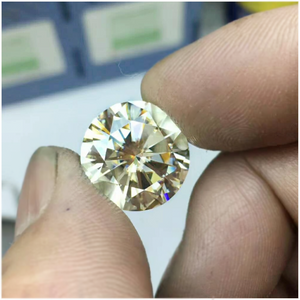 0,8-3,0 mm giallo moissanite tondo di alta qualità DEF taglio brillante per la creazione di gioielli