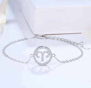 Gioielli con bracciale in argento sterling stile zodiaco cinese