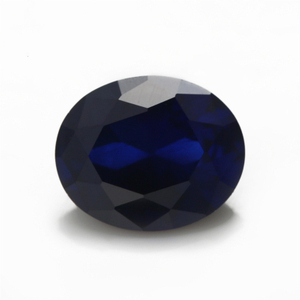 VVS Oval Cut Sapphire 3EX Fabbrica all'ingrosso di corindone blu