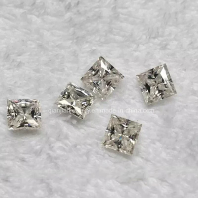 3 carati Princess Cut Moissanite Vvs1 Diamond DE Colore Prezzo basso