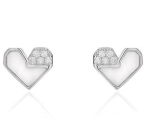 Orecchini Love dal design esclusivo in argento sterling 925 placcati oro