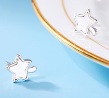 Orecchini Star Tree in argento sterling 925 placcati oro