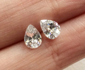 5 * 8mm Pear Cut Fabbrica VVS Prezzo all'ingrosso 3EX Alta qualità D Colore Moissanite Moissanite sintetica