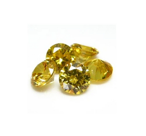 10.0-11.0 mm giallo di alta qualità DEF rotondo taglio brillante Moissanite per la creazione di gioielli