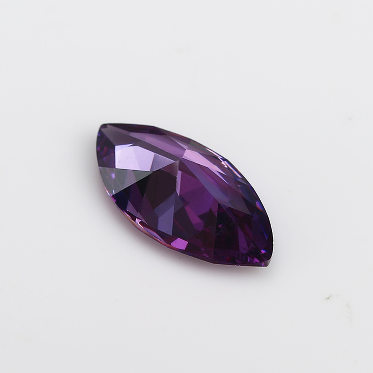 5A Custom Shiny Purple Produttore all'ingrosso Marchese Cubic Zirconia per gioielli