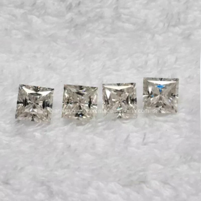 3 carati Princess Cut Moissanite Vvs1 Diamond DE Colore Prezzo basso