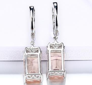 Orecchini in vero argento sterling da donna, gioielli squisiti, design in stile elegante