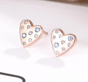 Love Cookies Orecchini carini in argento sterling 925 placcati in oro