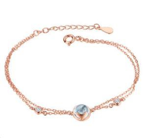 Bracciale in argento 925 con coda di pesce intarsiata a coda di pesce in argento con temperamento zaffiro