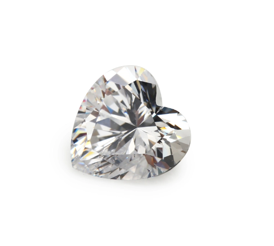 Moissanite sintetica da 9,5 mm con taglio a cuore Prezzo di fabbrica di alta qualità VVS Moissanite sintetica