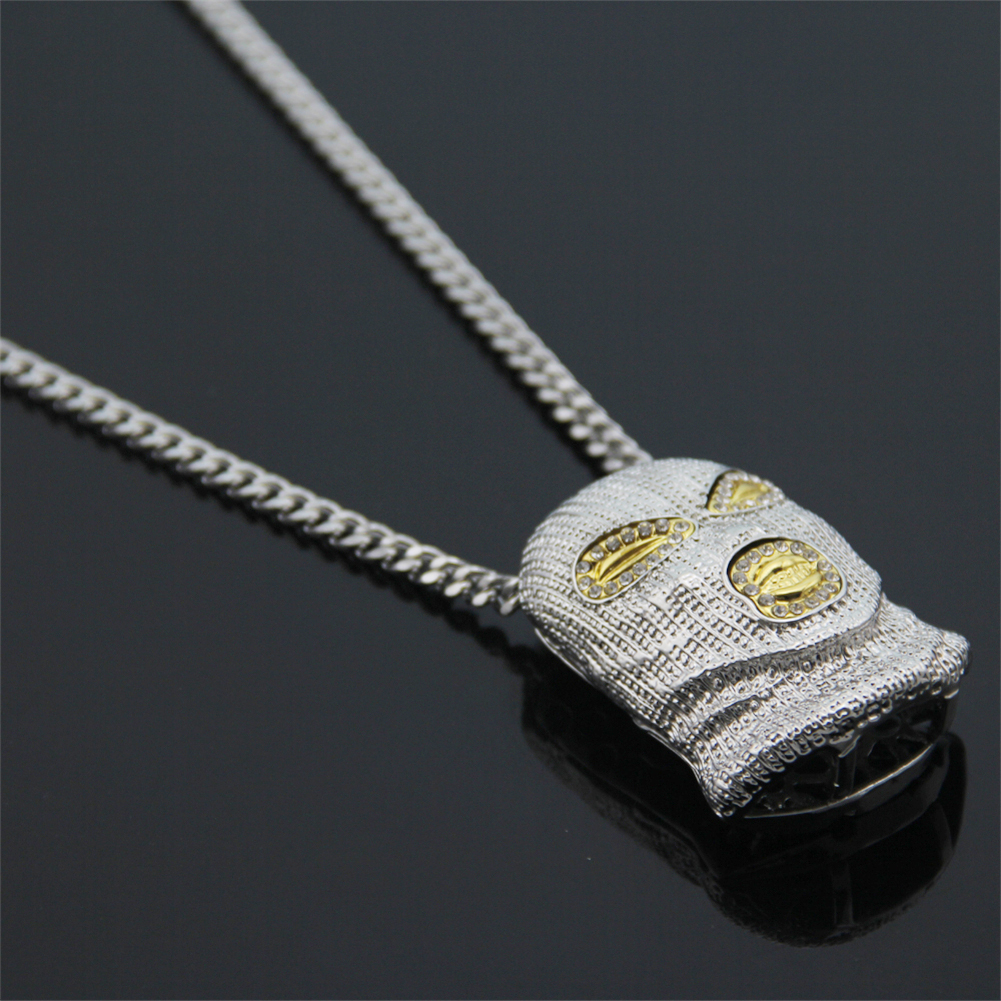 Collana in argento con copricapo Hip Hop Counter Strike