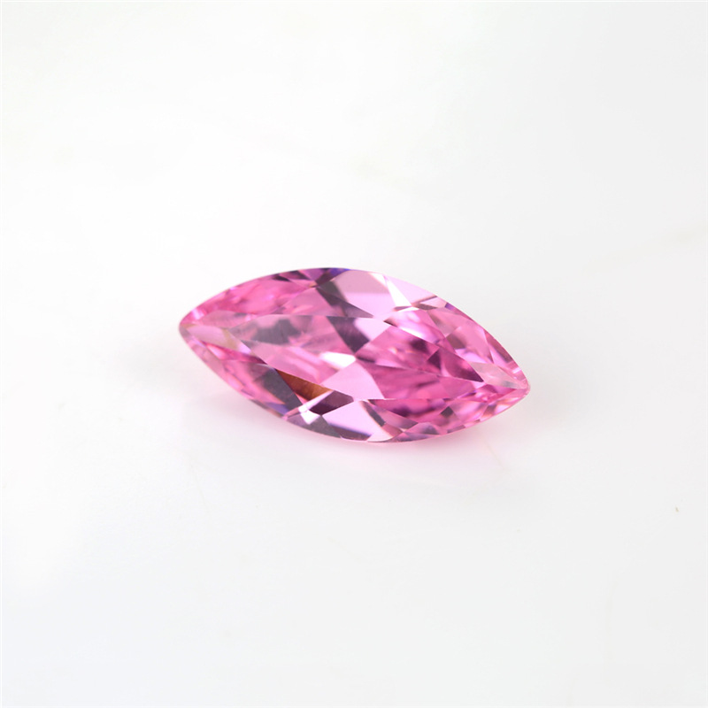 5A Custom Pink Produttore all'ingrosso Marchese Cubic Zirconia per gioielli