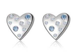 Love Cookies Orecchini carini in argento sterling 925 placcati in oro