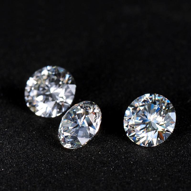 Prezzo di fabbrica di alta qualità Morsonite da 8,0 mm Moissanite sintetica VVS