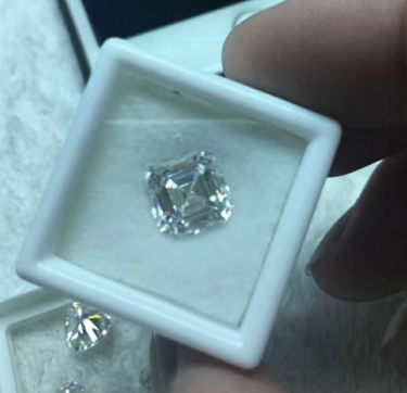 4.0mm 3EX DEF Colore Fabbrica Prezzo all'ingrosso di alta qualità VVS Asscher Moissanite Moissanite sintetica