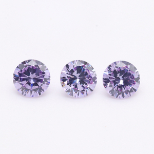 3A Zircone viola gemma artificiale all'ingrosso