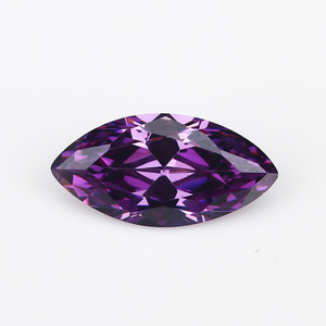 5A Custom Shiny Purple Produttore all'ingrosso Marchese Cubic Zirconia per gioielli