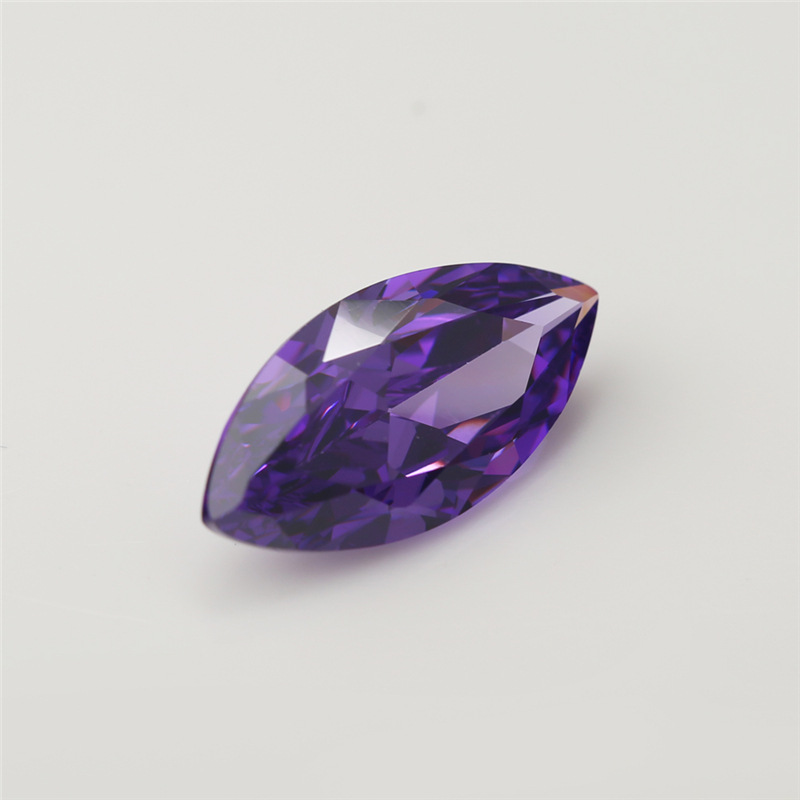 5A Custom Purple Produttore all'ingrosso Marchese Cubic Zirconia per gioielli