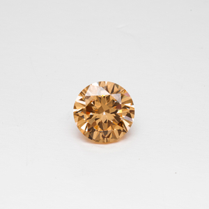 Diamante coltivato in laboratorio all'ingrosso Moissanite Champagne Colore VVS Pietra preziosa allentata Moissanite a taglio rotondo