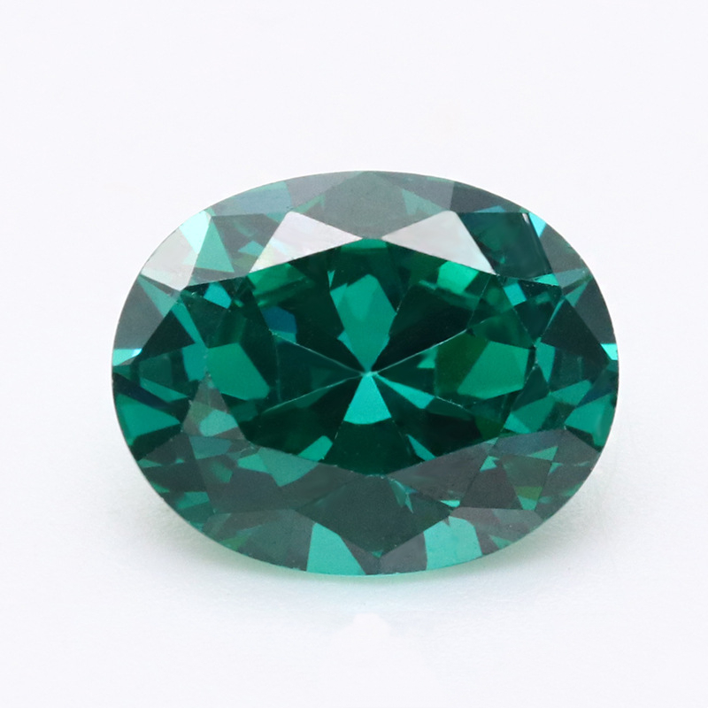 VVS Verde 5A Ovale 3EX Cubic Zirconia