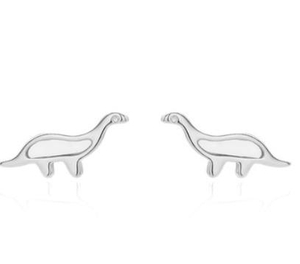 Orecchini carini in argento sterling 925 della serie Dinosaur