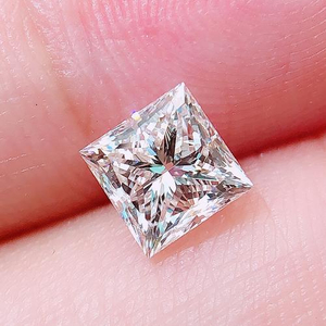 9,5 mm Princess Cut VVS 3EX Prezzo all'ingrosso di fabbrica Moissanite Moissanite sintetica di alta qualità