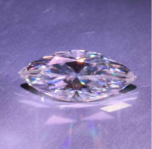 4 * 8mm VVS Marquise Cut Alta qualità 3EX Prezzo all'ingrosso di fabbrica DEF Moissanite Moissanite sintetica