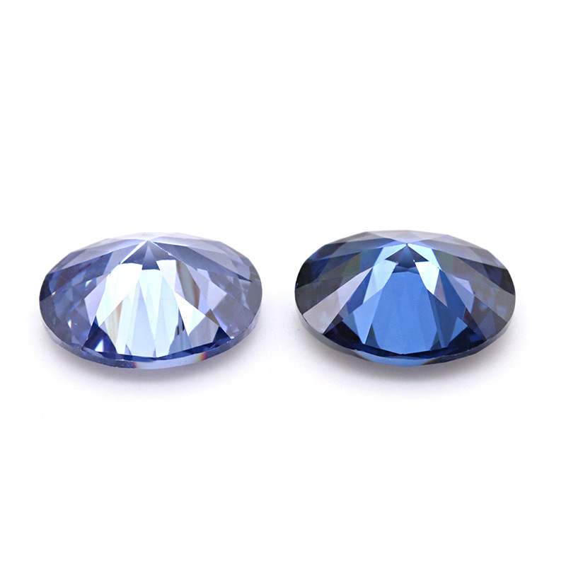 VVS Blu viola 5A Ovale 3EX Cubic Zirconia