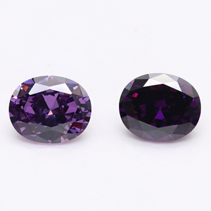 Dark Purplr 5A Zircone di alta qualità VVS Cubic Zirconia