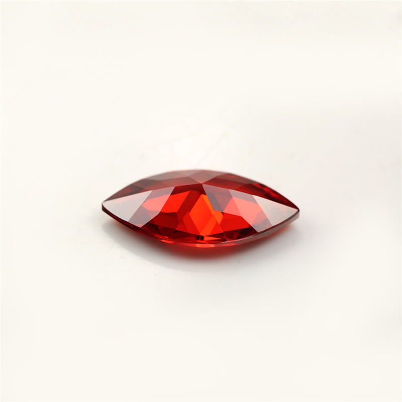 5A Custom Oxblood Red Produttore all'ingrosso Marchese Cubic Zirconia per gioielli