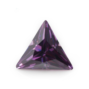 5A Purple Manufacturing Triangolo all'ingrosso Cubic Zirconia per gioielli