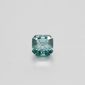 Taglio del cuscino sintetico Moissanite VVS all'ingrosso della fabbrica Pietra Moissanite verde DEF