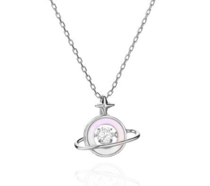 Collana in argento sterling S925 Collana femminile serie coreana Dream Planet Gioielli in argento Elaborazione personalizzata