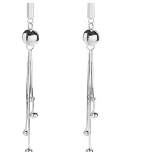 Orecchini da donna minimalisti in argento sterling 925 placcati oro