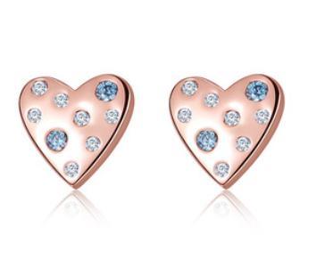 Love Cookies Orecchini carini in argento sterling 925 placcati in oro