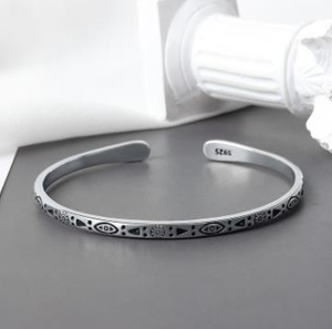 Modello personalizzato Bracciale donna moda retrò modello aperto Bracciale