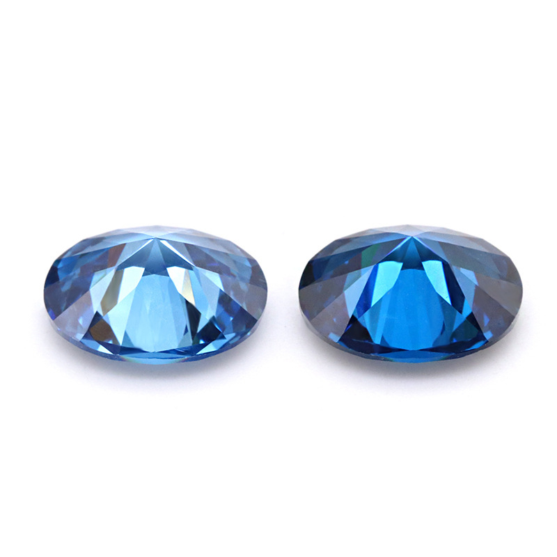 VVS Tanzanite 5A Ovale 3EX Cubic Zirconia